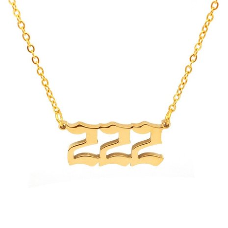 Angel number necklace 