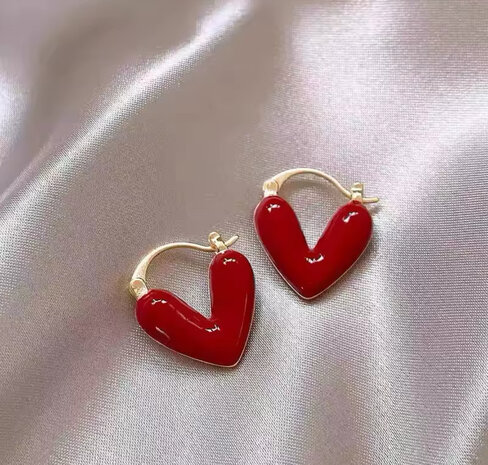 velvet flame earrings 
